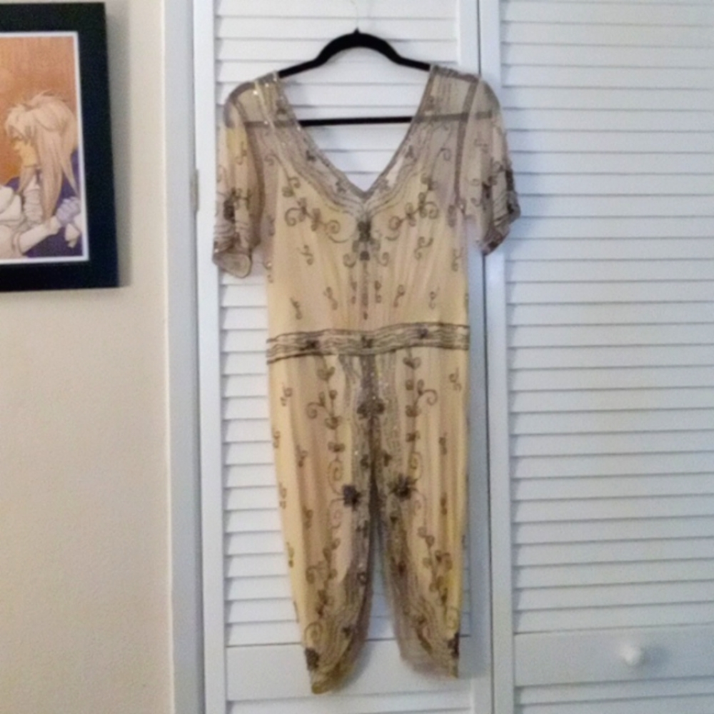 Vintage beaded tunic